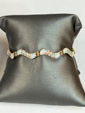 14K Yellow Gold Opal Bracelet