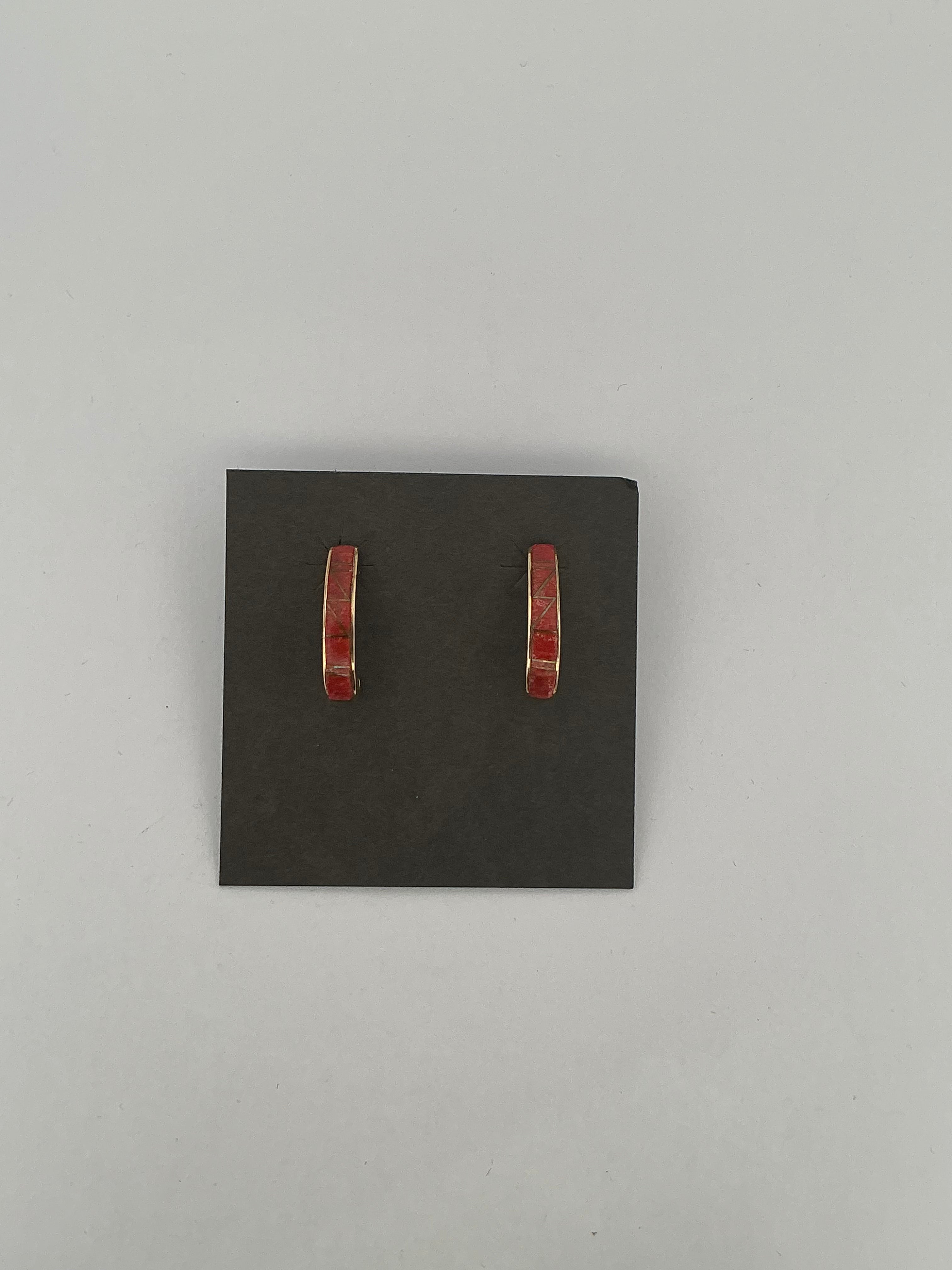 14K Gold Coral Earrings