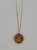 1/4 Oz American Eagle Gold Coin Pendant Necklace