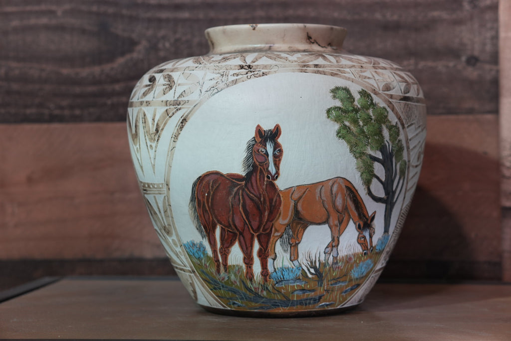 Horsehair Pottery Home Decor