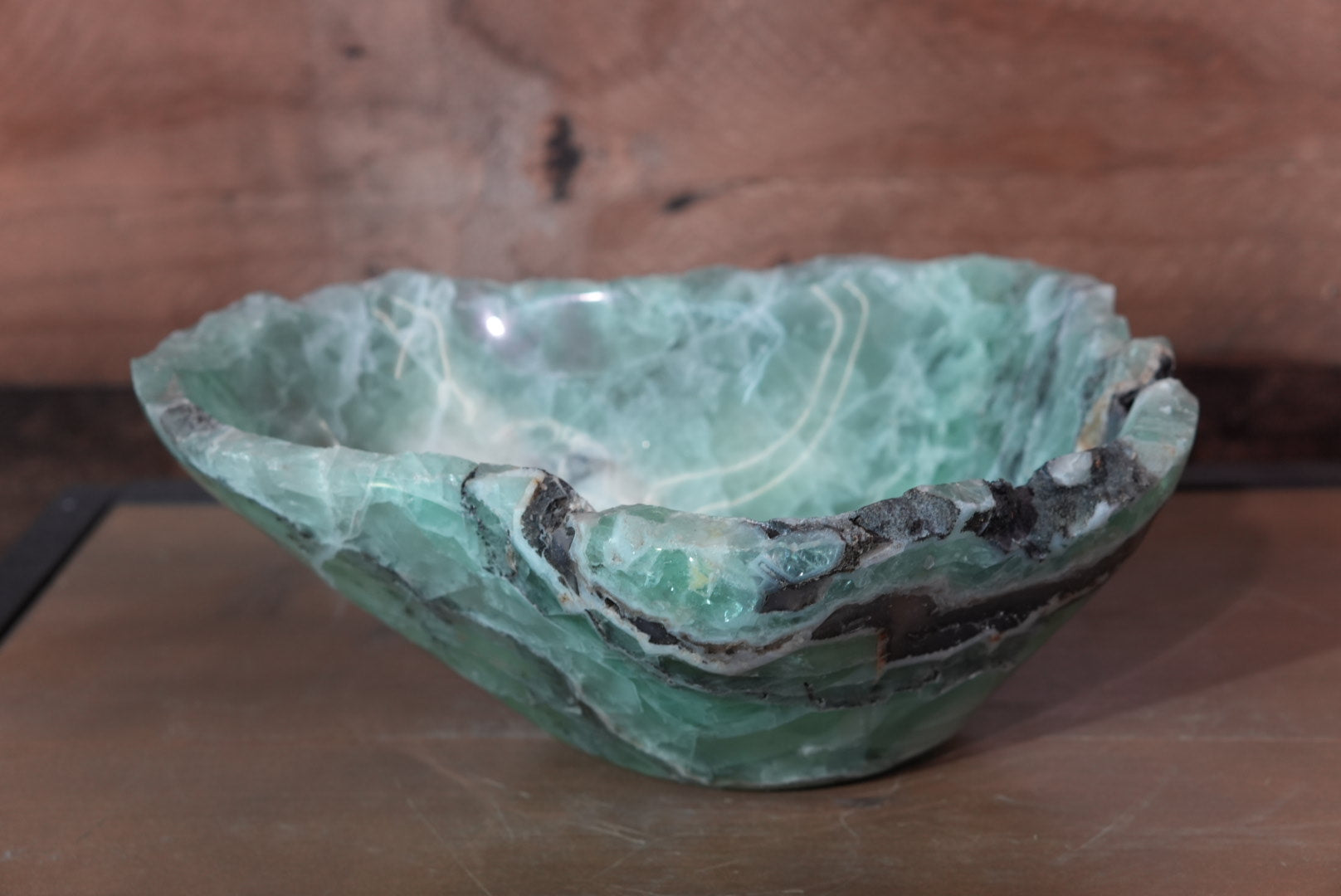 Green Fluorite Bowl